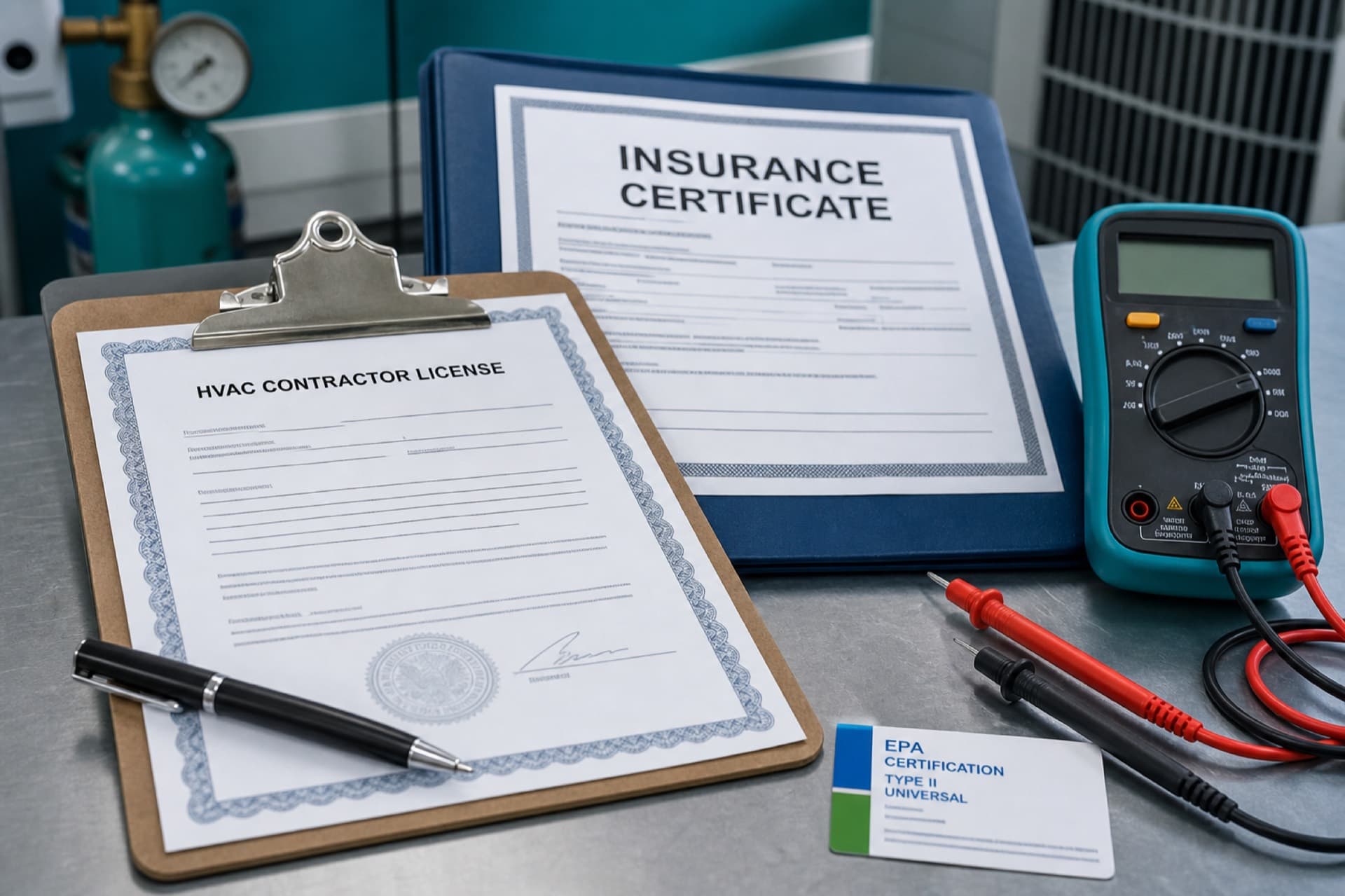 HVAC credentials and tools
